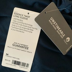 Athleta Navy Longsleeve shirt (New)